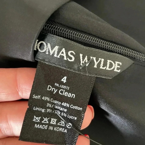 Thomas Wylde black studded carnivore thorn midi dress - Picture 5 of 11